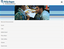 Tablet Screenshot of philiprogersschool.org